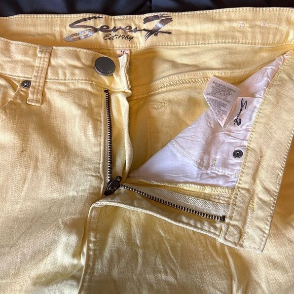 Seven7 High Rise Skinny Jean Yellow Size 10 - Picture 2 of 10